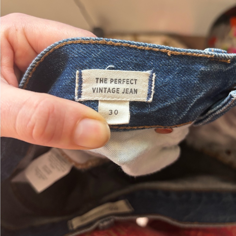 Madewell Perfect Vintage Jean Size 30 - Picture 9 of 11